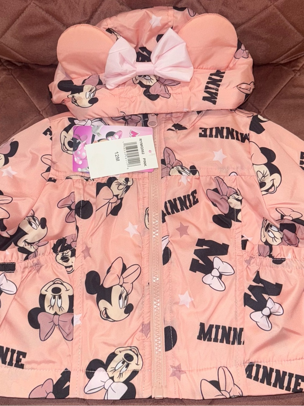Disney Minnie Mouse Pink Hooded Jacket for Kids